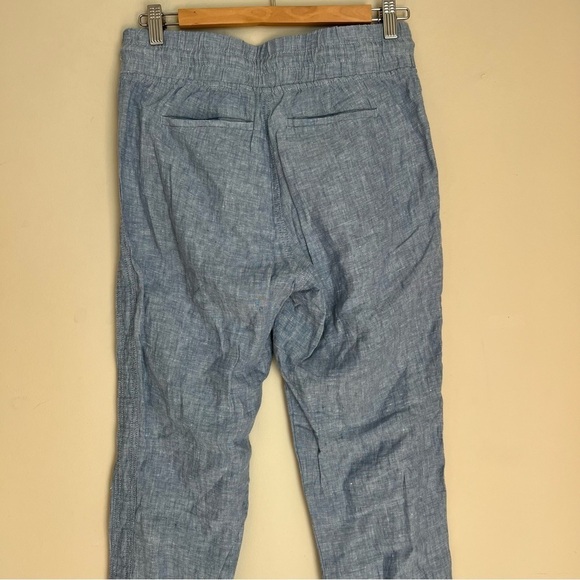 ATHLETA Cabo Linen Jogger size 2 Chambray Blue | Summer Pants - Picture 5 of 9